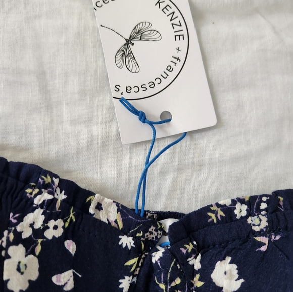 NWT Kenzie Floral Corset Blouse sweetheart neck - Picture 8 of 15